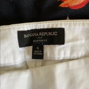 2 pairs of White and black slacks Hampton fit